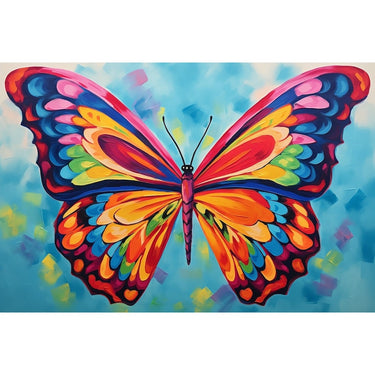 Rainbow Butterfly Canvas
